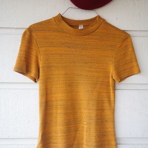 American Apparel Mock Neck Tee!